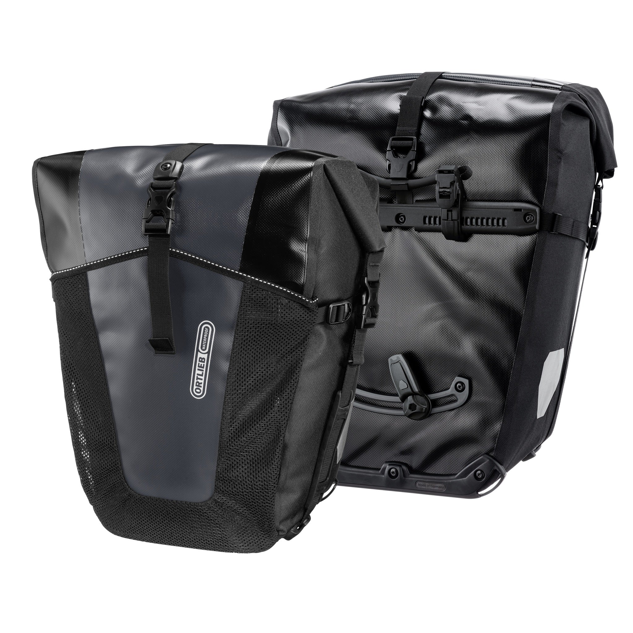 Juego de dos alforjas ORTLIEB Back-Roller XL QL2.2 en asphalt - black con sistema Quick-Lock