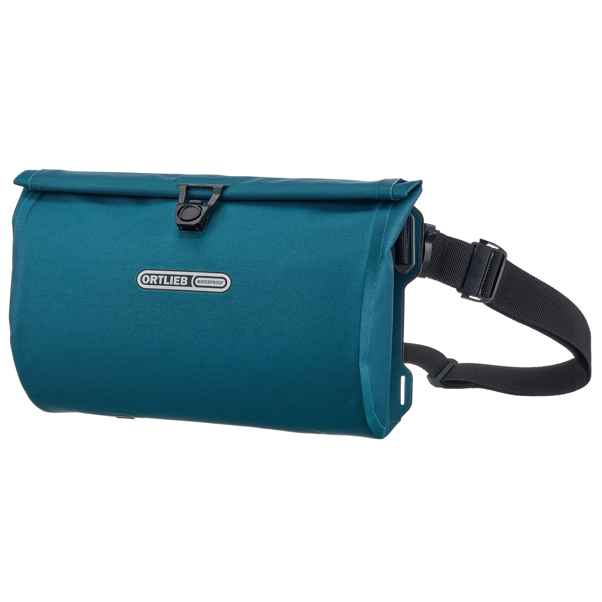 ORTLIEB Velo-Sling Flex color petrol con cierre enrollable y correa ancha